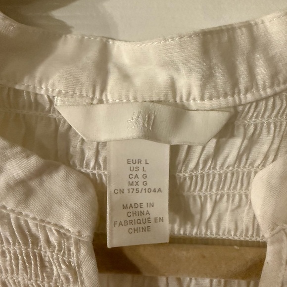 H&M White Ruffled Blouse - Picture 4 of 8